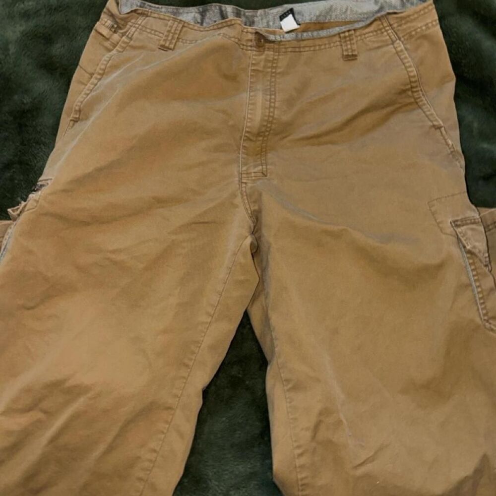 Rei Men's Tan and Brown Trousers